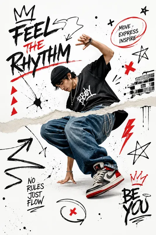 Urban Doodle Collage Poster Packs