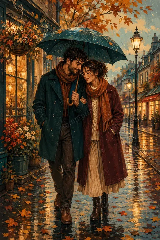 Romantic Couple Story Illustrations