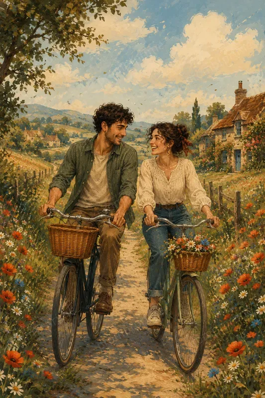 Romantic Couple Story Illustrations