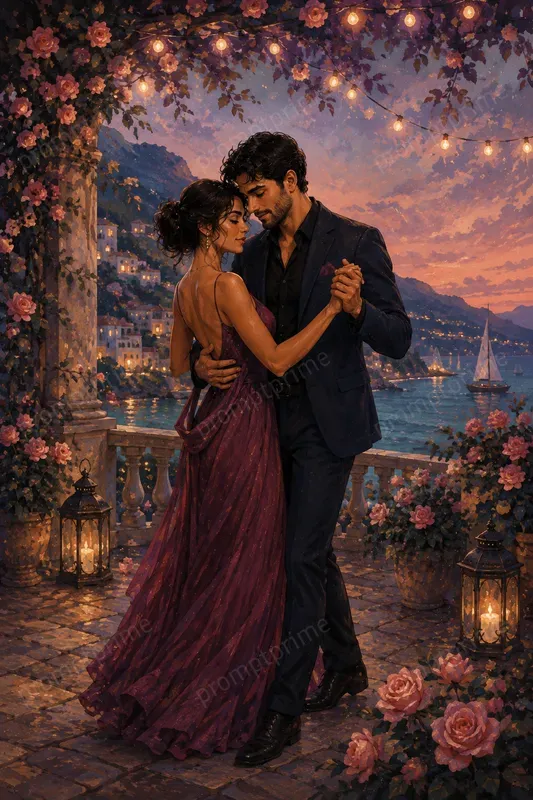 Romantic Couple Story Illustrations