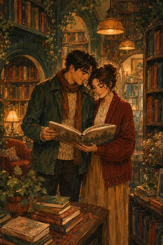 Romantic Couple Story Illustrations