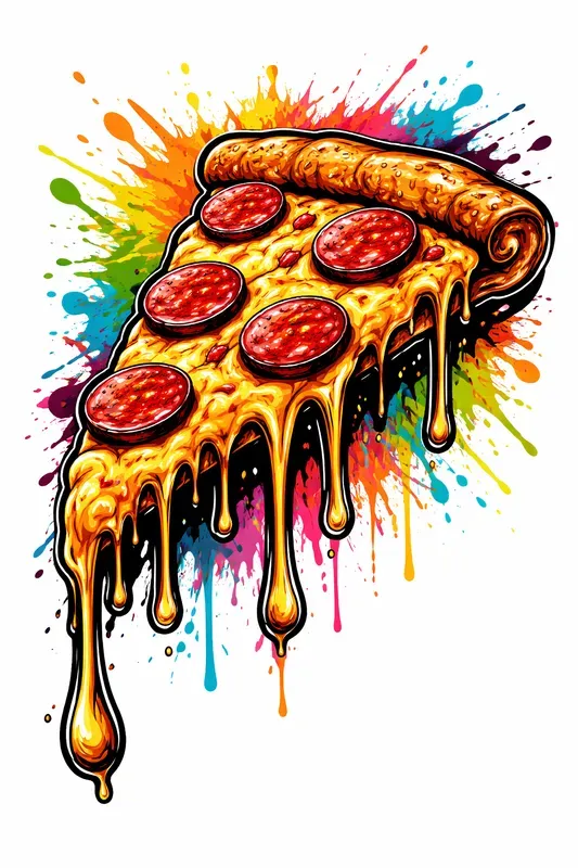 Graffiti Food Explosions