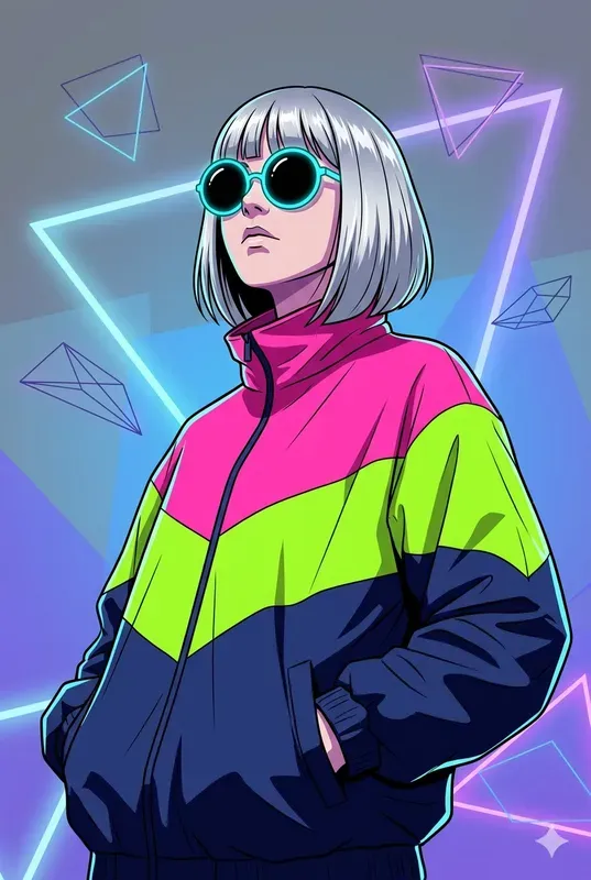 Retro 80s Anime Pop Art Generator