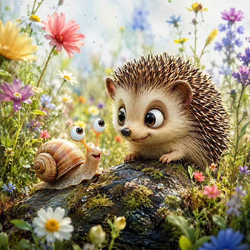 Whimsical Tiny Creature Friends