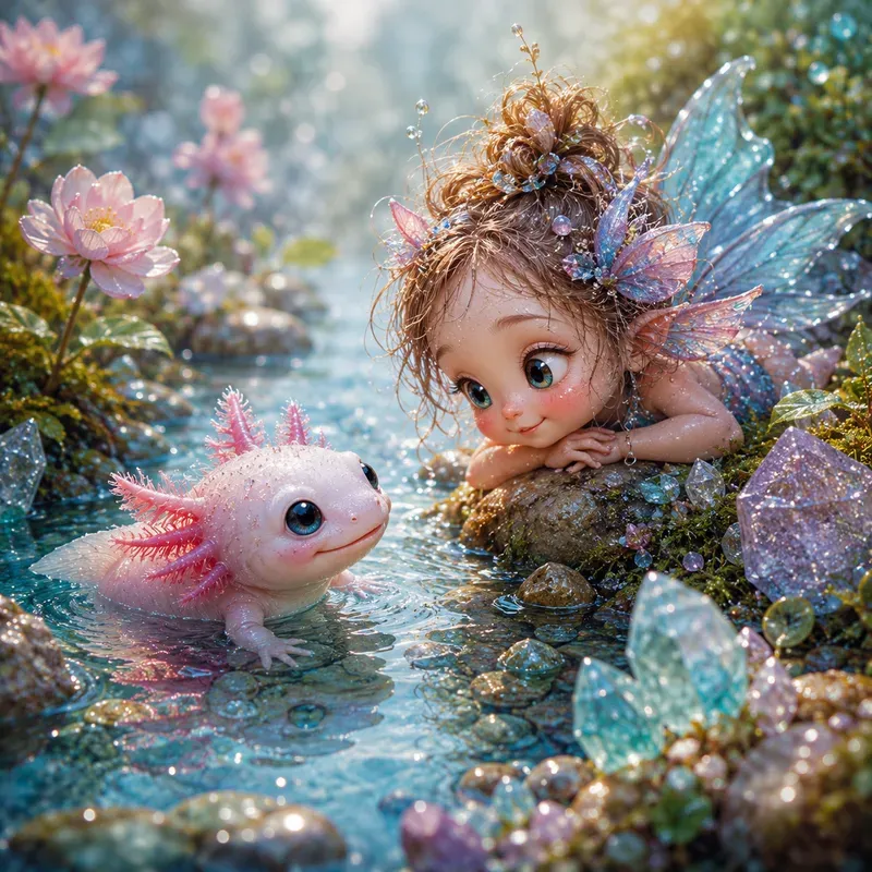 Whimsical Tiny Creature Friends