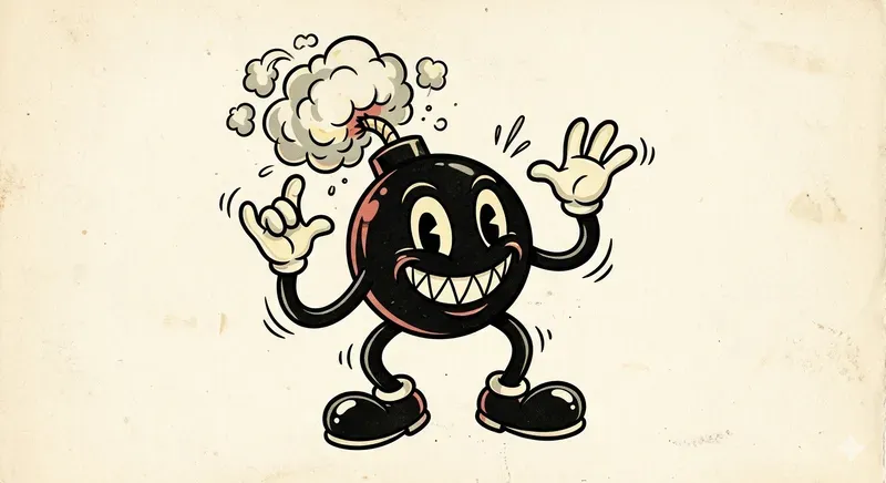 1930s Rubber Hose Cartoon Style
