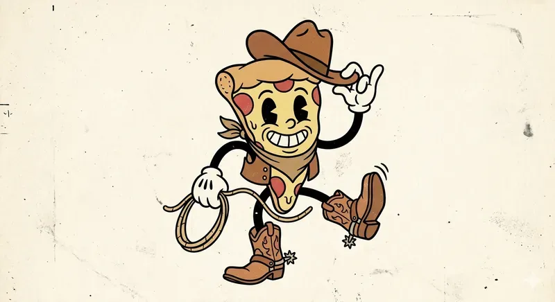 1930s Rubber Hose Cartoon Style
