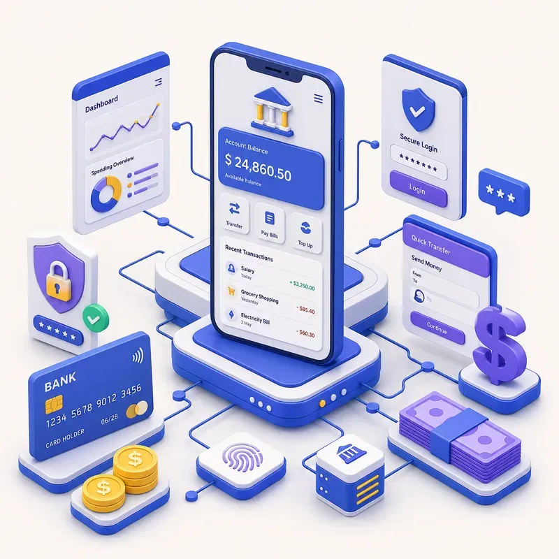 Modern Isometric Tech Ecosystem Kits