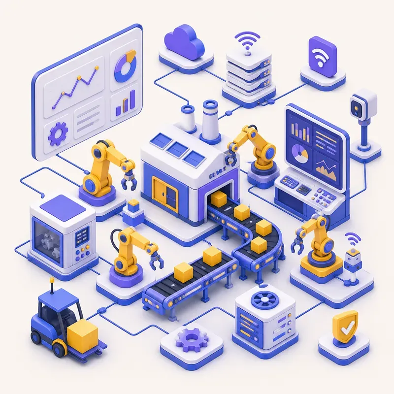 Modern Isometric Tech Ecosystem Kits