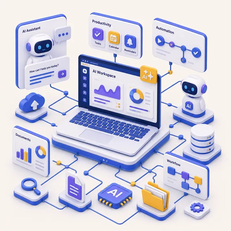 Modern Isometric Tech Ecosystem Kits