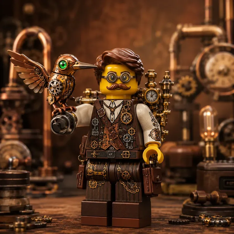 Lego Heroes In Tiny Worlds