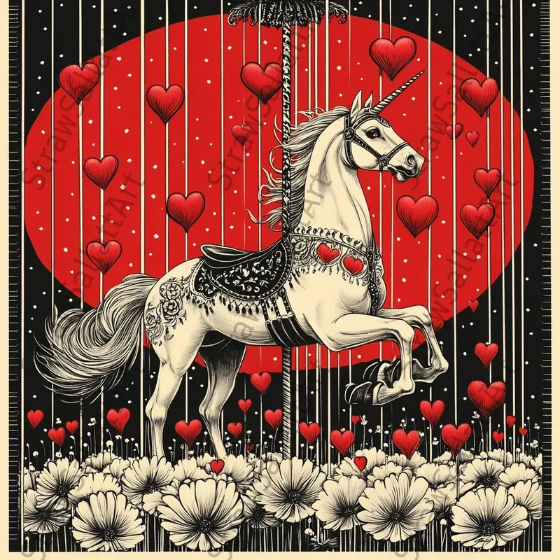 Ethereal Valentine Art Cards