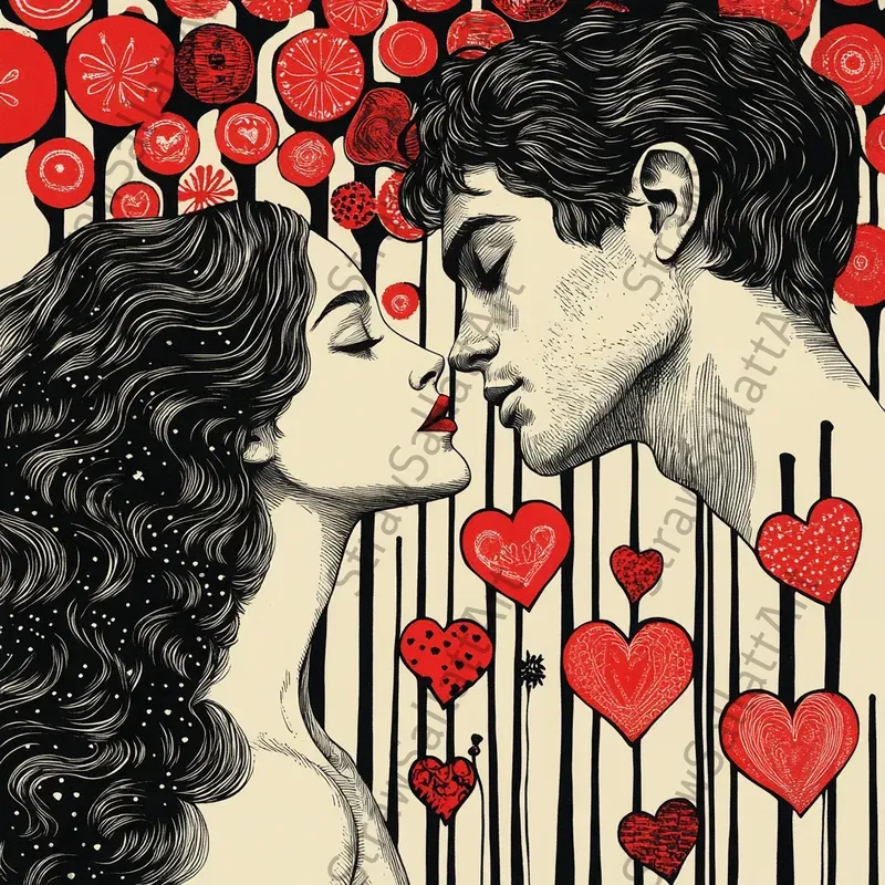 Ethereal Valentine Art Cards