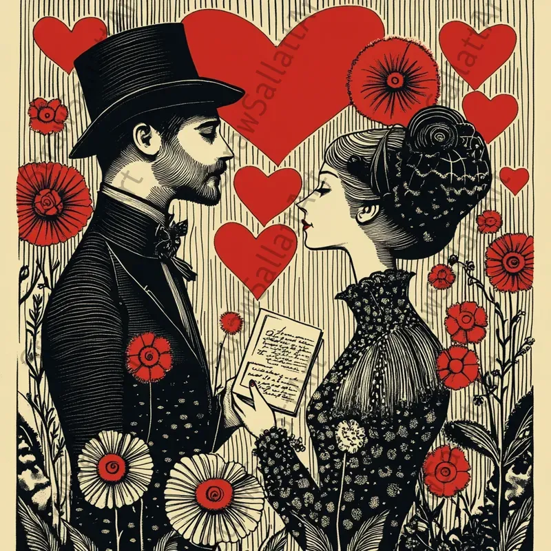 Ethereal Valentine Art Cards