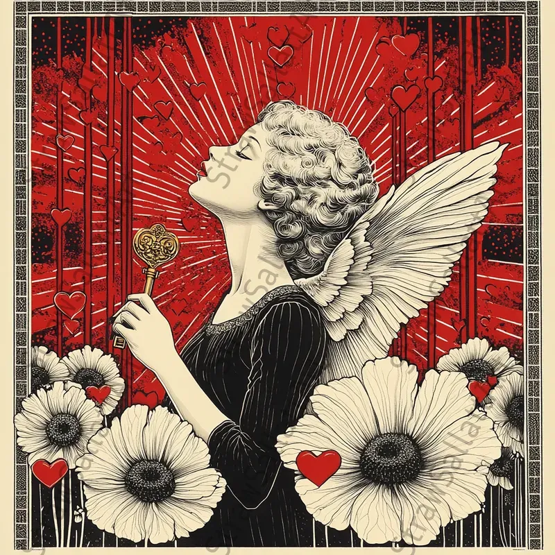 Ethereal Valentine Art Cards