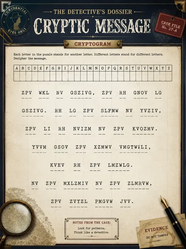Adult Printable Puzzle Game Pages