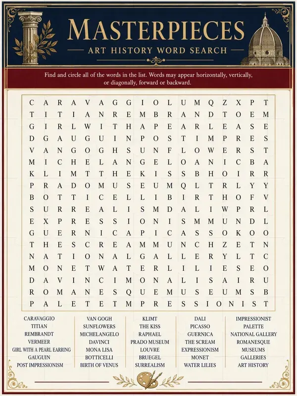 Adult Printable Puzzle Game Pages
