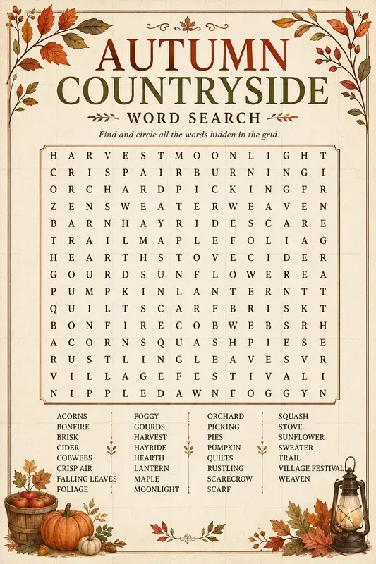 Adult Printable Puzzle Game Pages