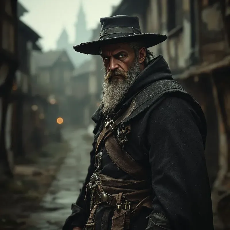 Dark Medieval Character Portraits