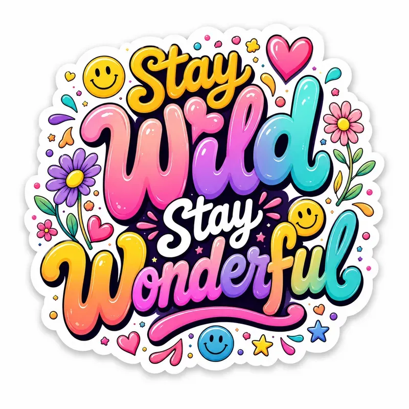 Happy Vibes Typography Creators