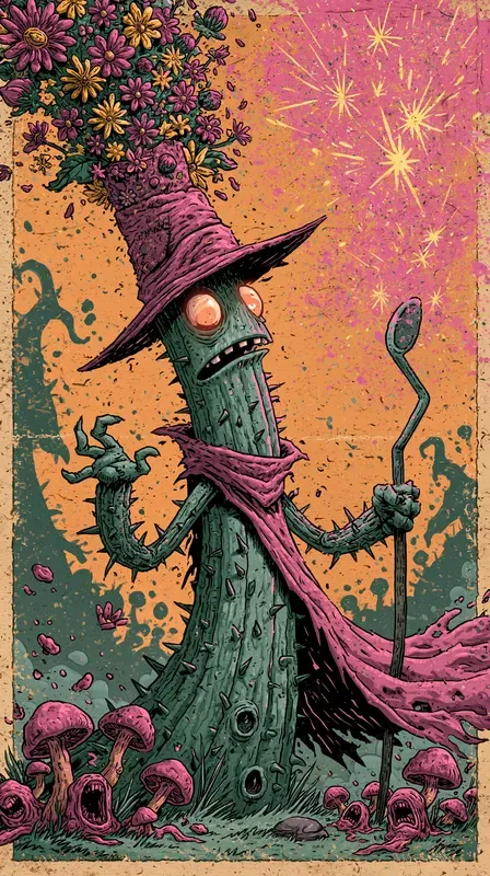 Wild Cartoon Monster Scenes