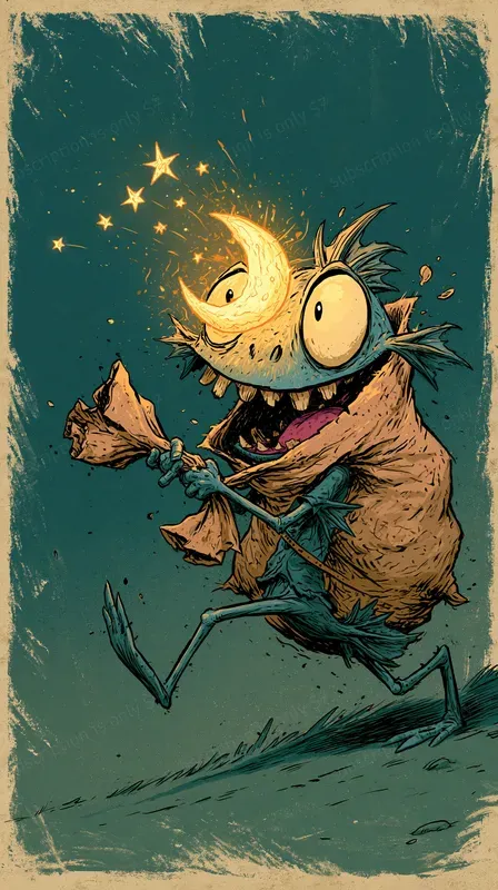 Wild Cartoon Monster Scenes