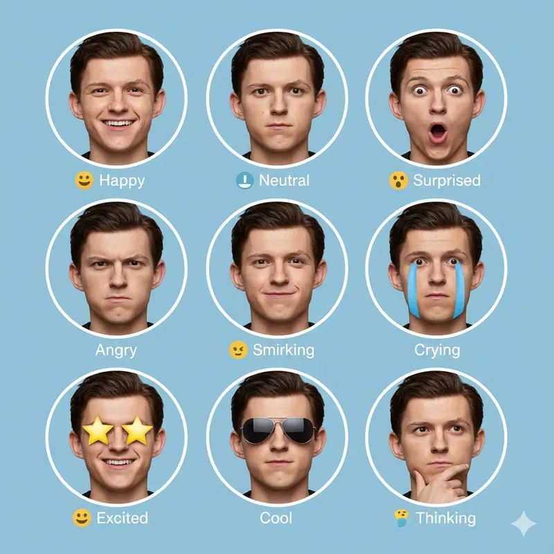 Real Celebrity Emoji Faces