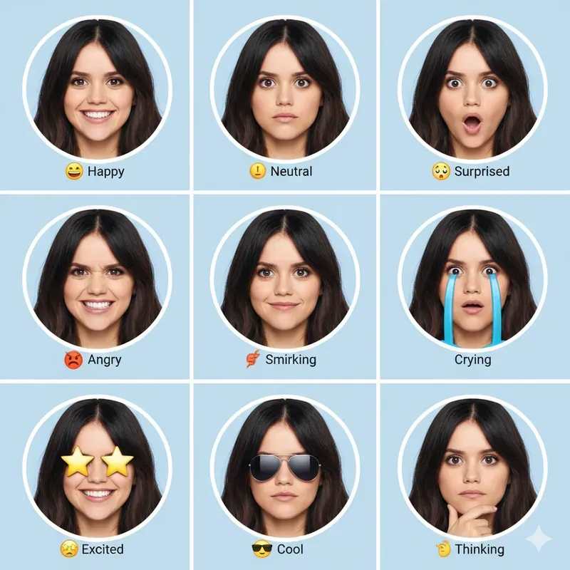 Real Celebrity Emoji Faces