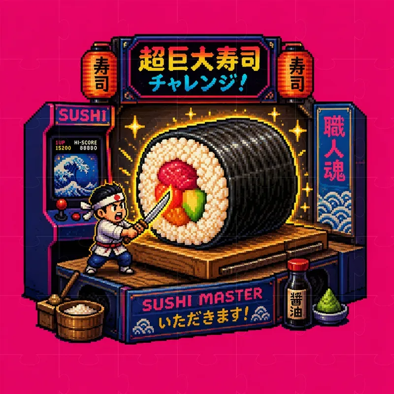 Retro 8 Bit Pixel Art Illustrations