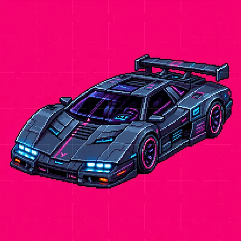 Retro 8 Bit Pixel Art Illustrations