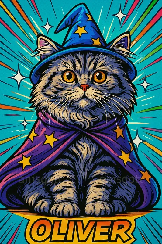 Custom Comic Toon Pet Portraits
