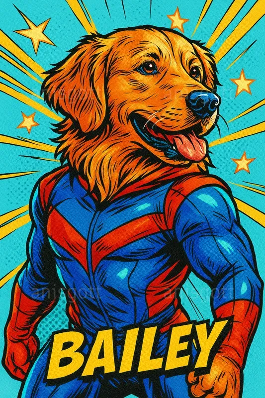 Custom Comic Toon Pet Portraits