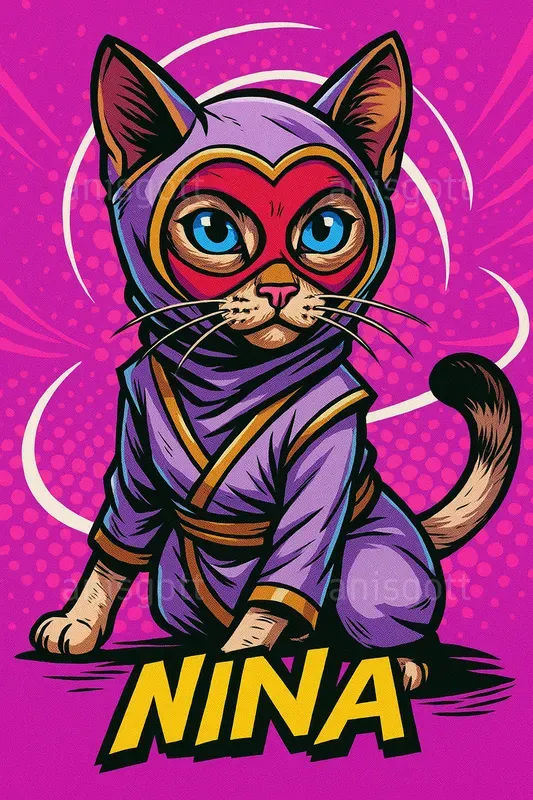 Custom Comic Toon Pet Portraits