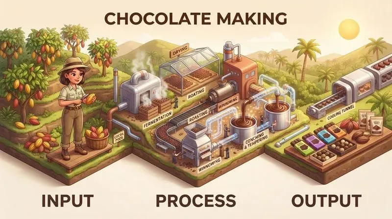 3D Isometric Process Worlds