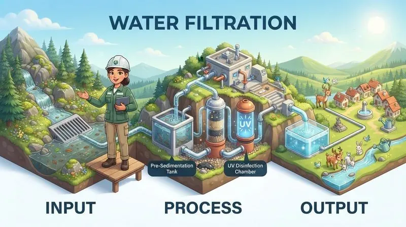 3D Isometric Process Worlds