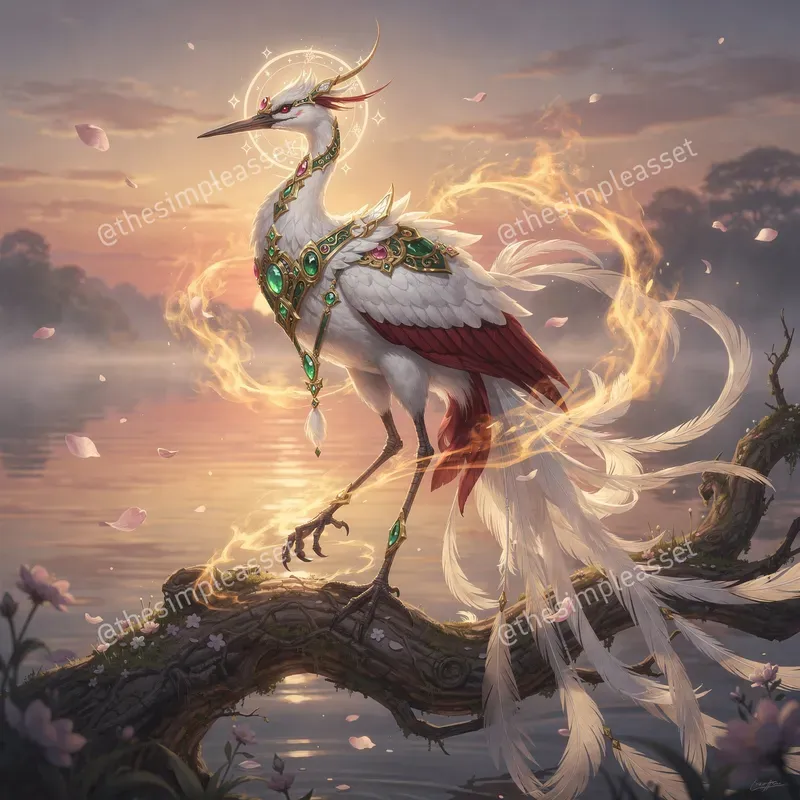 Divine Exotic Bird Illustrations