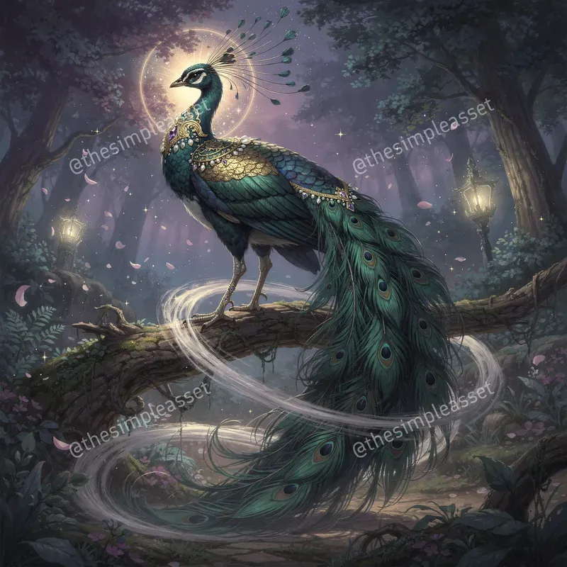 Divine Exotic Bird Illustrations