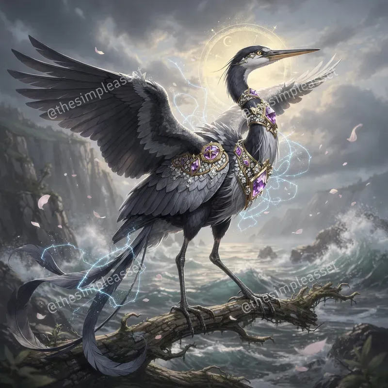 Divine Exotic Bird Illustrations