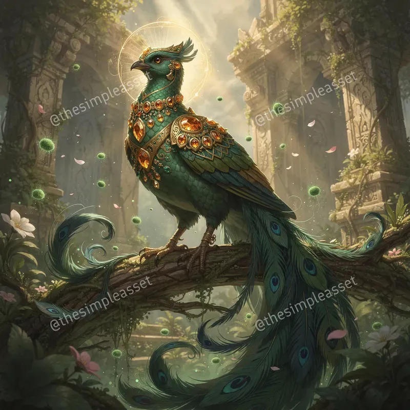 Divine Exotic Bird Illustrations