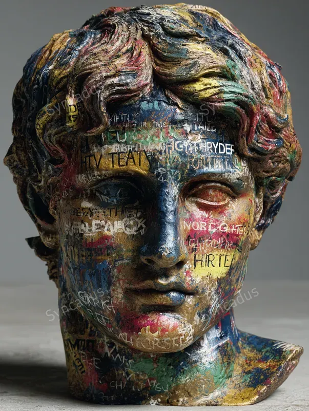 Timeless Patterned Bust Portraits