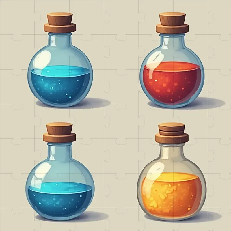 Minimalist Game Icon Design Set