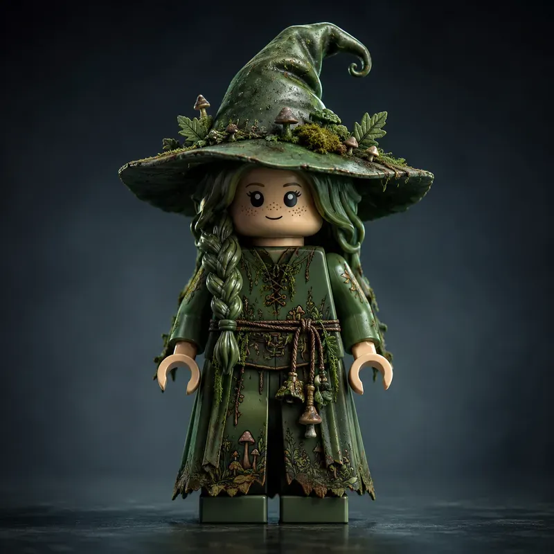Cute Lego Witch Minifigures