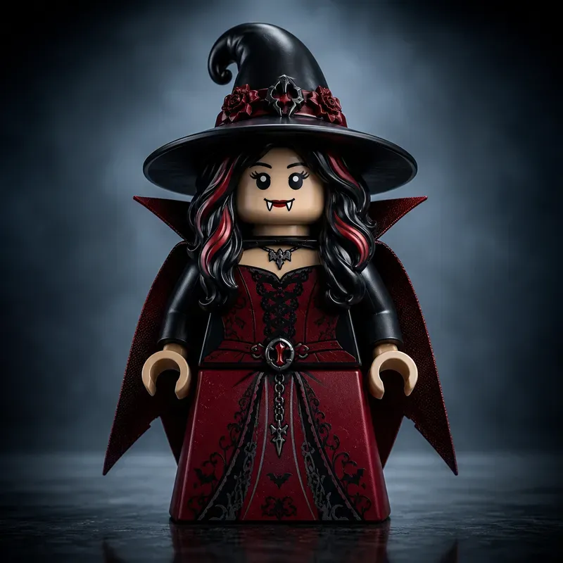 Cute Lego Witch Minifigures