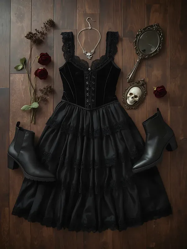 Aesthetic Fashion Flat Lay Mood Boards
