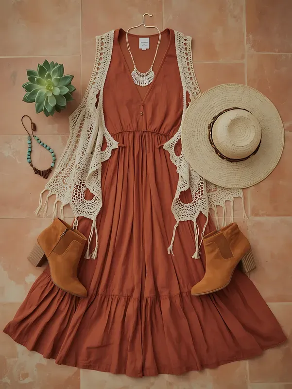 Aesthetic Fashion Flat Lay Mood Boards