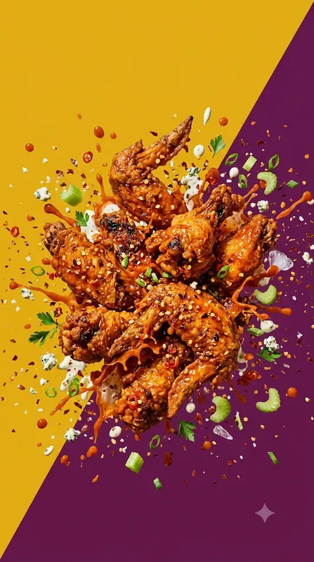 Pop Bold Solid Splash Food Stages