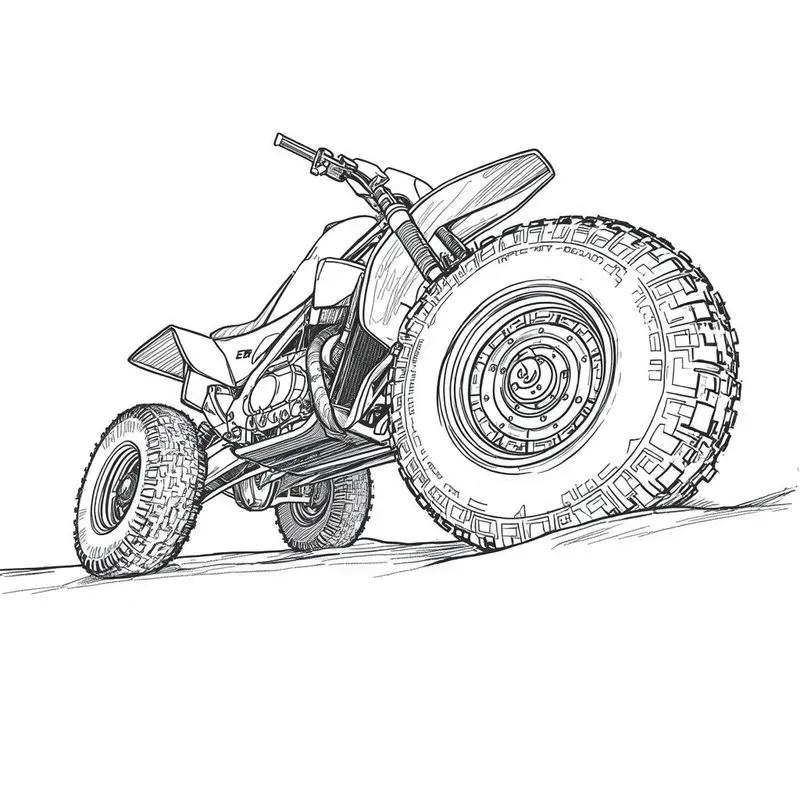 Rugged Offroad Vehicle Sketches