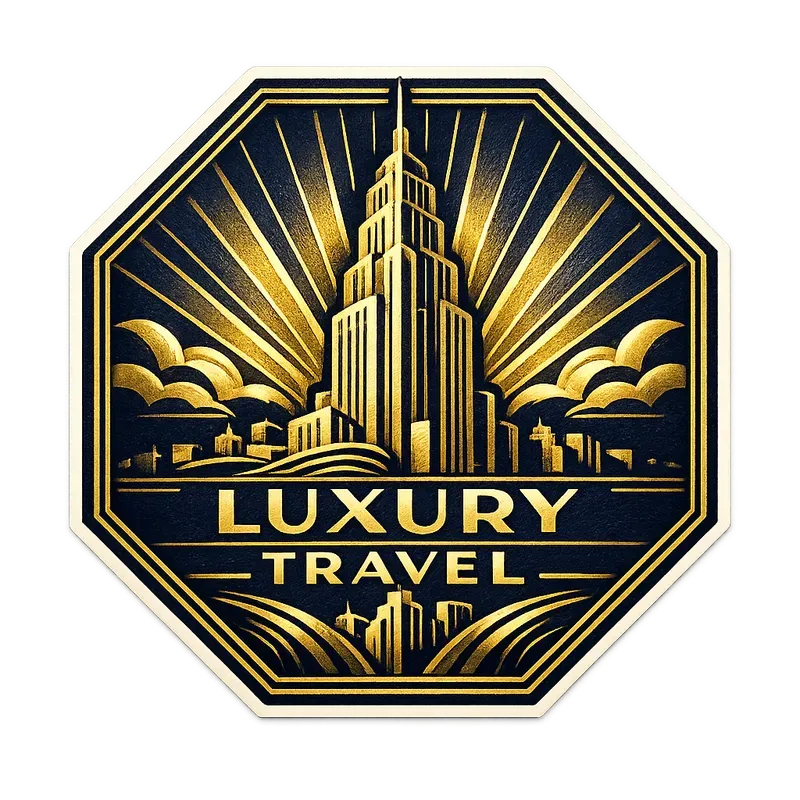 Luxury Hotel Luggage Stickers