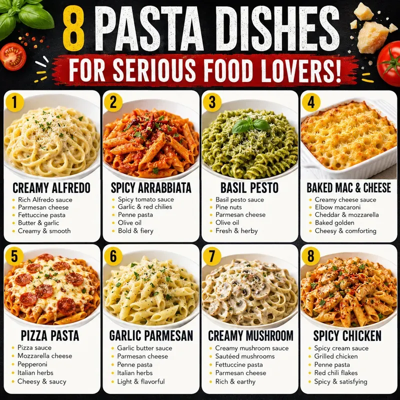 8in1 Food Infographic Posters