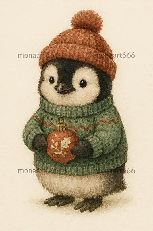 Whimsical Winter Watercolors
